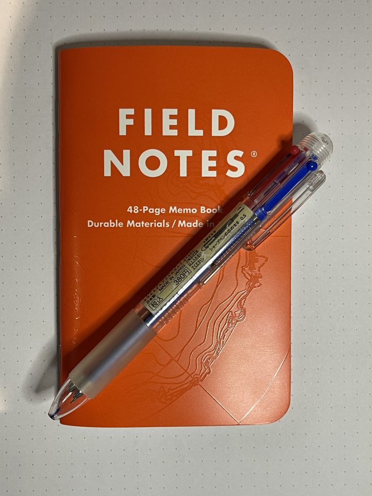 muji pen and field notes notebook as tools for mission critical productivity system by inbound tom